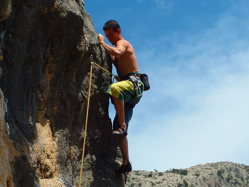 Free Climbing Baunei Santa Maria Navarrese Sardegna Ogliastra Free Climbing Baunei Santa Maria Navarrese Sardegna Ogliastra